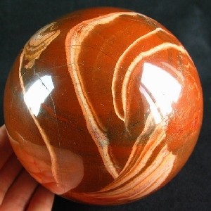 Red Striped Jasper Spheres