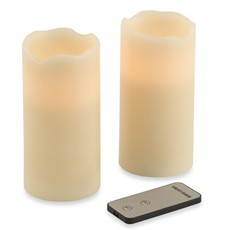 Remote Controlled 6" Pillar Candles