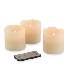 Remote Controlled 3 Inch Pillar Candles