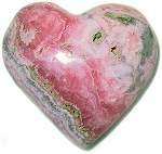 Rhodochrosite Puffy Heart