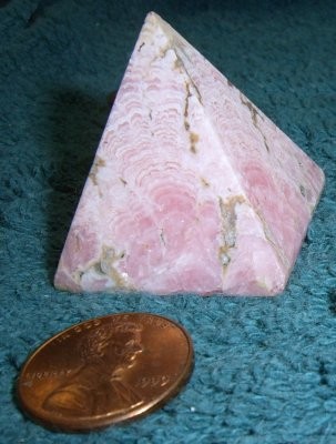 Rhodocrosite Pyramids