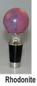 Rhodonite Wine Bottle Stoppers