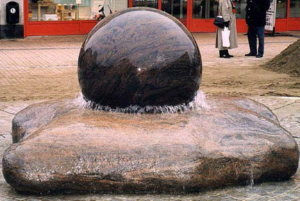 Rolling Sphere Fountains 