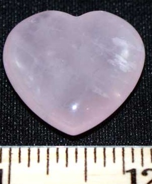 Rose Quartz Puffy Hearts