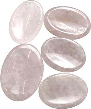 ROSE QUARTZ WORRY STONES 