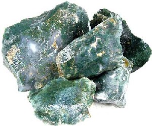 Moss Agate Rough Pieces