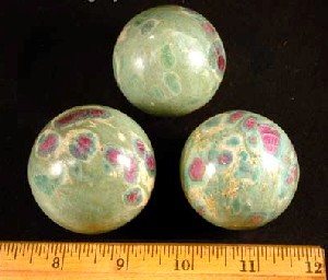 Ruby Fuchsite Spheres 
