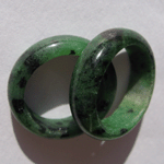 Ruby in Zoisite ring