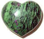 Ruby Zoisite Puffy Heart