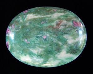 Ruby in Fuchsite Palm Stone 