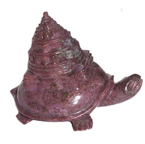 Ruby Shree Yantra On Tortoise