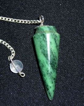 Ruby Zoisite pendulum