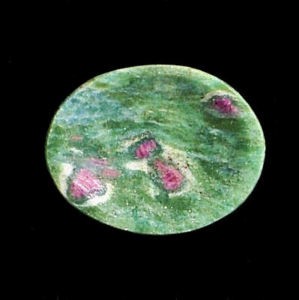 Ruby Zoisite Worry Thumb Stone Crystal Gemstone Reiki