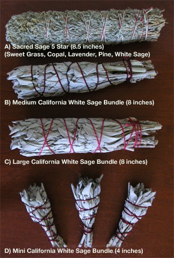 California white sage bundles