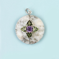 Sanda Rosa Azeztulite Jewelry