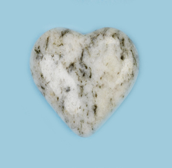Sanda Rosa Azeztulite 40mm Heart