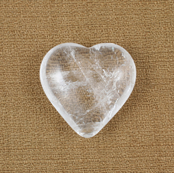 Satyaloka Quartz Azeztulite Heart