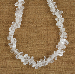 Satyaloka Quartz Azeztulite Chip Necklaces