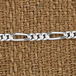 Sterling Silver Figaro Chains