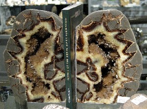 Septarian Nodule Bookends