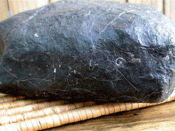 Black Calcite Shamanite Stone Rough Pieces