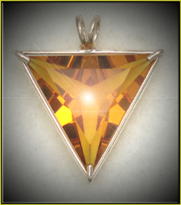 Angelic Star Pendant - Siberian Gold Quartz