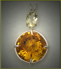 Radiant Heart Crystal in Siberian Gold Quartz 