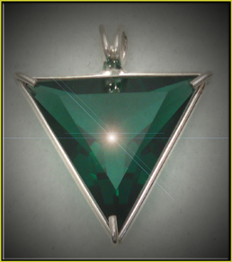 Angelic Star Pendant - Siberian Green Quartz