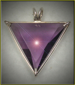 Angelic Star Pendant Siberian Purple Quartz