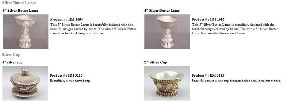 Buddhist Ritual Items