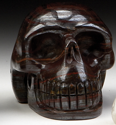 Tiger Iron Jasper Skulls