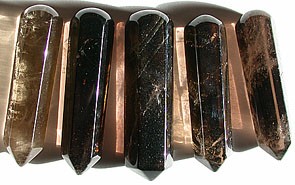 Smoky Quartz cut and polished points