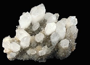 White, Milky, Snow Quartz Clusters