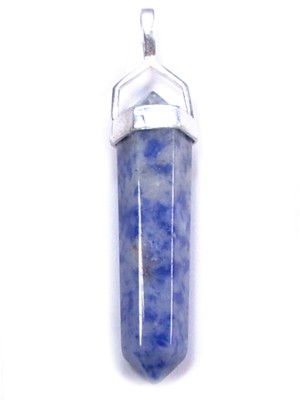 Sodalite Point Pendant Double terminated 