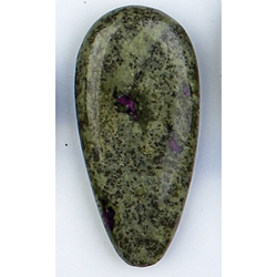 Serpentine and Stichtite Teardrop Shape