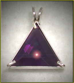 Star of David in Siberian Purple Quartz