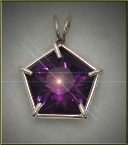 Star of Venus in Siberian Purple Quartz