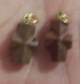 Staurolite Cross Earrings