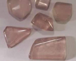 Strawberry Quartz Tumbled Stones Transparent