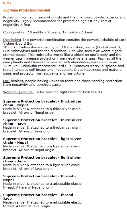 Supreme Protection rudraksha Bracelets