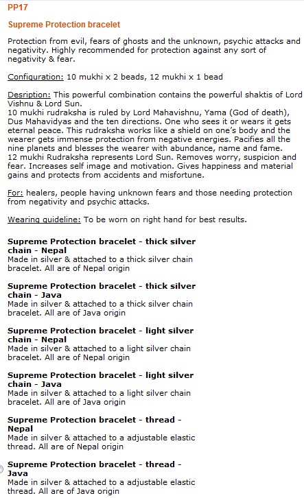 Supreme Protection rudraksha Bracelets