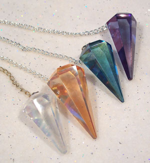 Tanzine Aura Quartz Pendulums