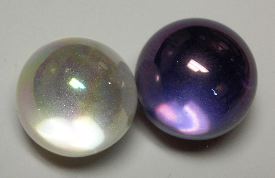 Aqua, Tanzine, Angel Opal Aura Spheres 12-15 mm Brazil 