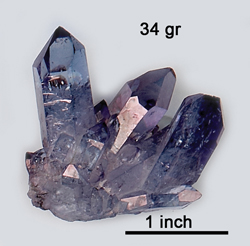 Tanzan Aura Quartz Clusters