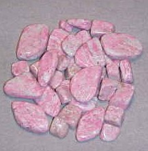 Thulite Tumbled Stones