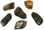 Gold Tigers Eye Tumbled Stones