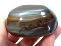 Tiger Iron Jasper large polished therapy stone