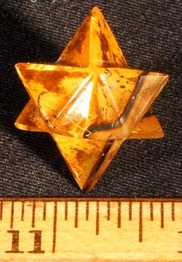 Golden Tiger Eye Merkaba 