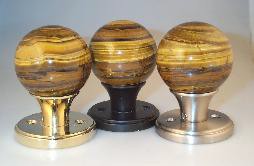 Banded Tigers Eye Door Pull Knob   $435.00