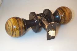 Banded Tigers Eye Privacy or Passage Doorknob Set 